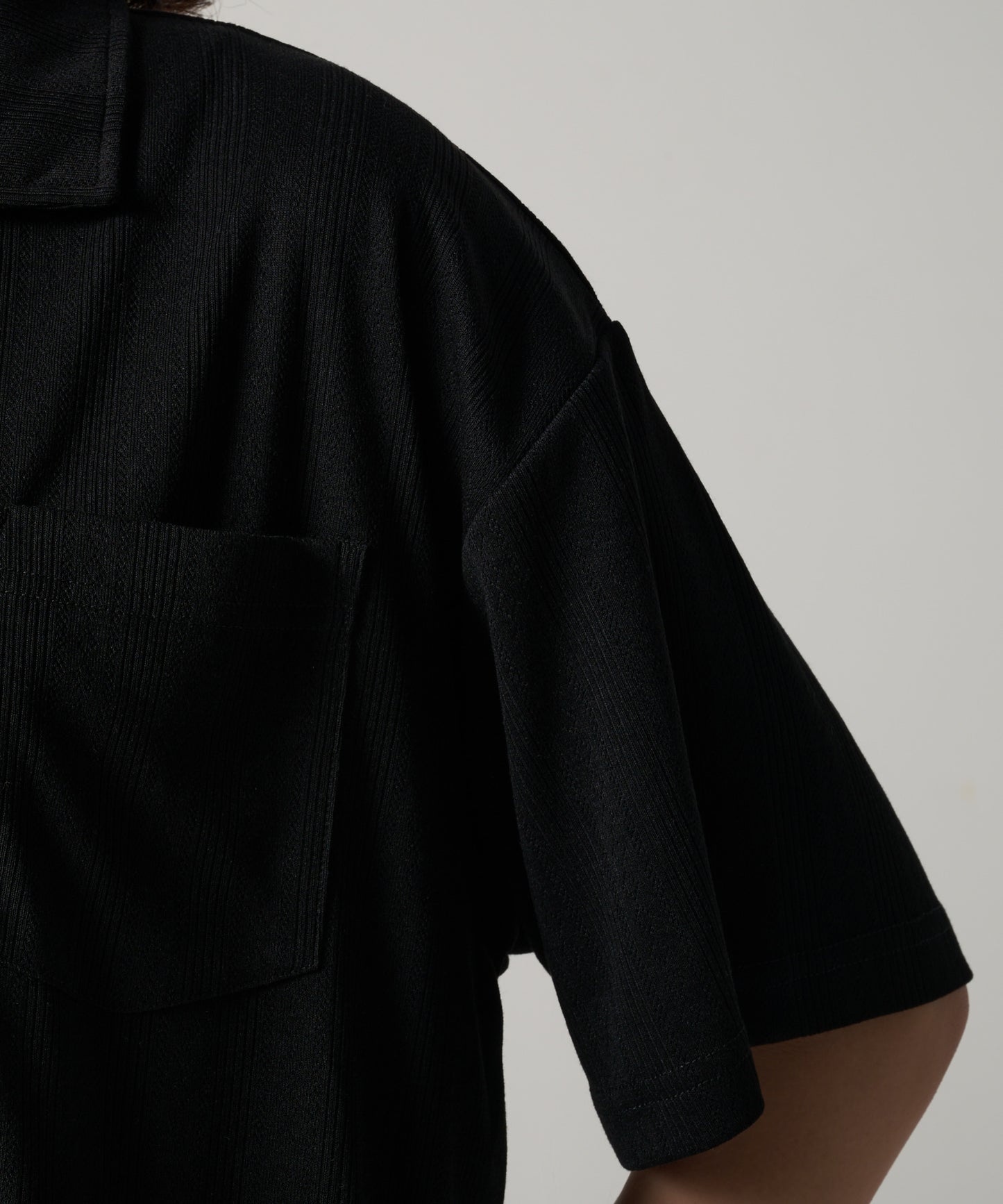 ジャージー 開襟シャツ/OPEN COLLAR JERSEY SHIRT