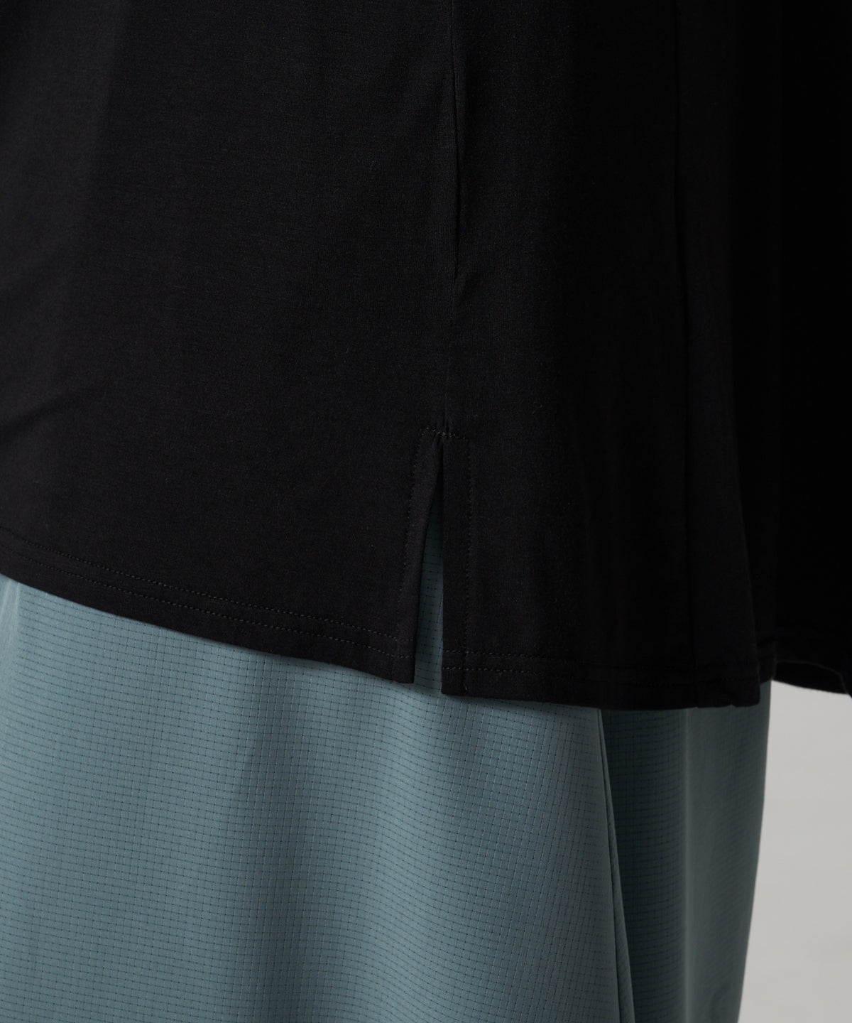 ギャザー チュニックTシャツ/GATHER TUNIC TEE
