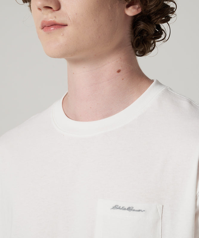 クラシック ロゴ刺繡 ポケットTシャツ/CLASSIC LOGO EMB PKT TEE