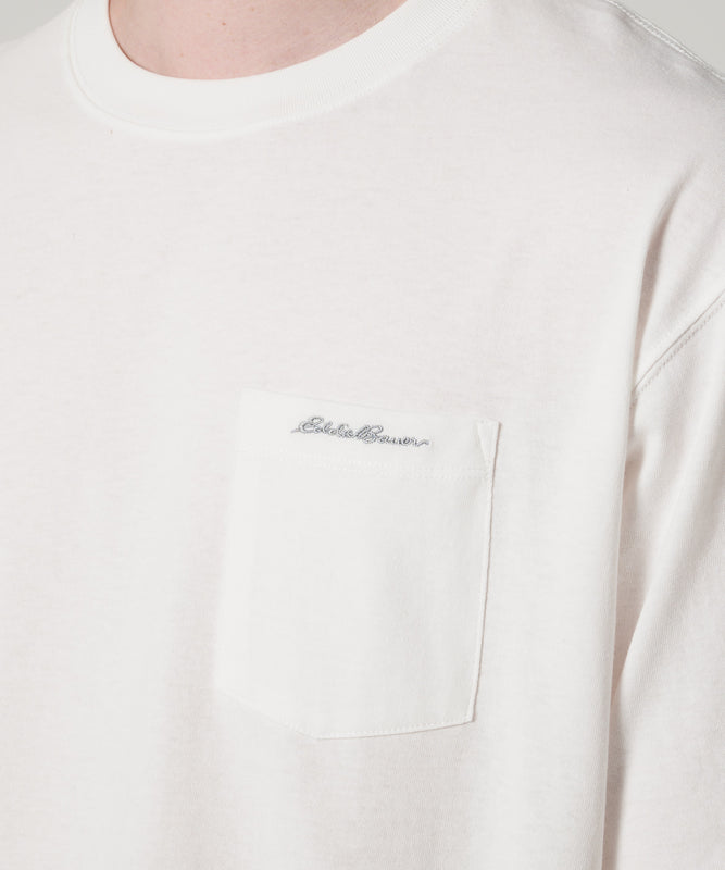 クラシック ロゴ刺繡 ポケットTシャツ/CLASSIC LOGO EMB PKT TEE