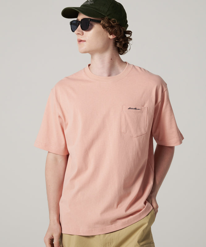クラシック ロゴ刺繡 ポケットTシャツ/CLASSIC LOGO EMB PKT TEE