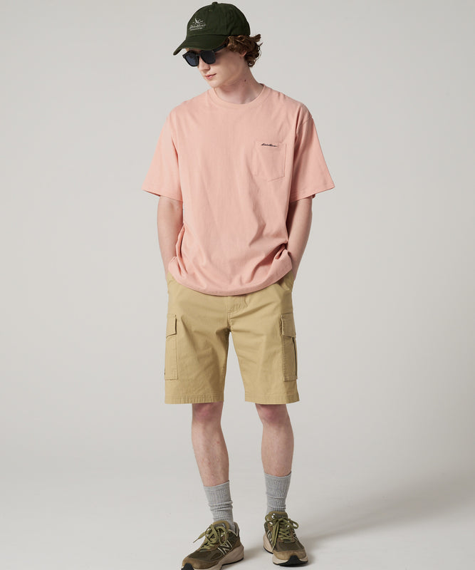 クラシック ロゴ刺繡 ポケットTシャツ/CLASSIC LOGO EMB PKT TEE