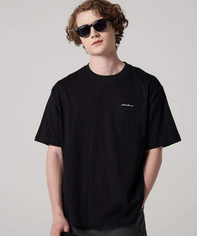 クラシック ロゴ刺繡 ポケットTシャツ/CLASSIC LOGO EMB PKT TEE