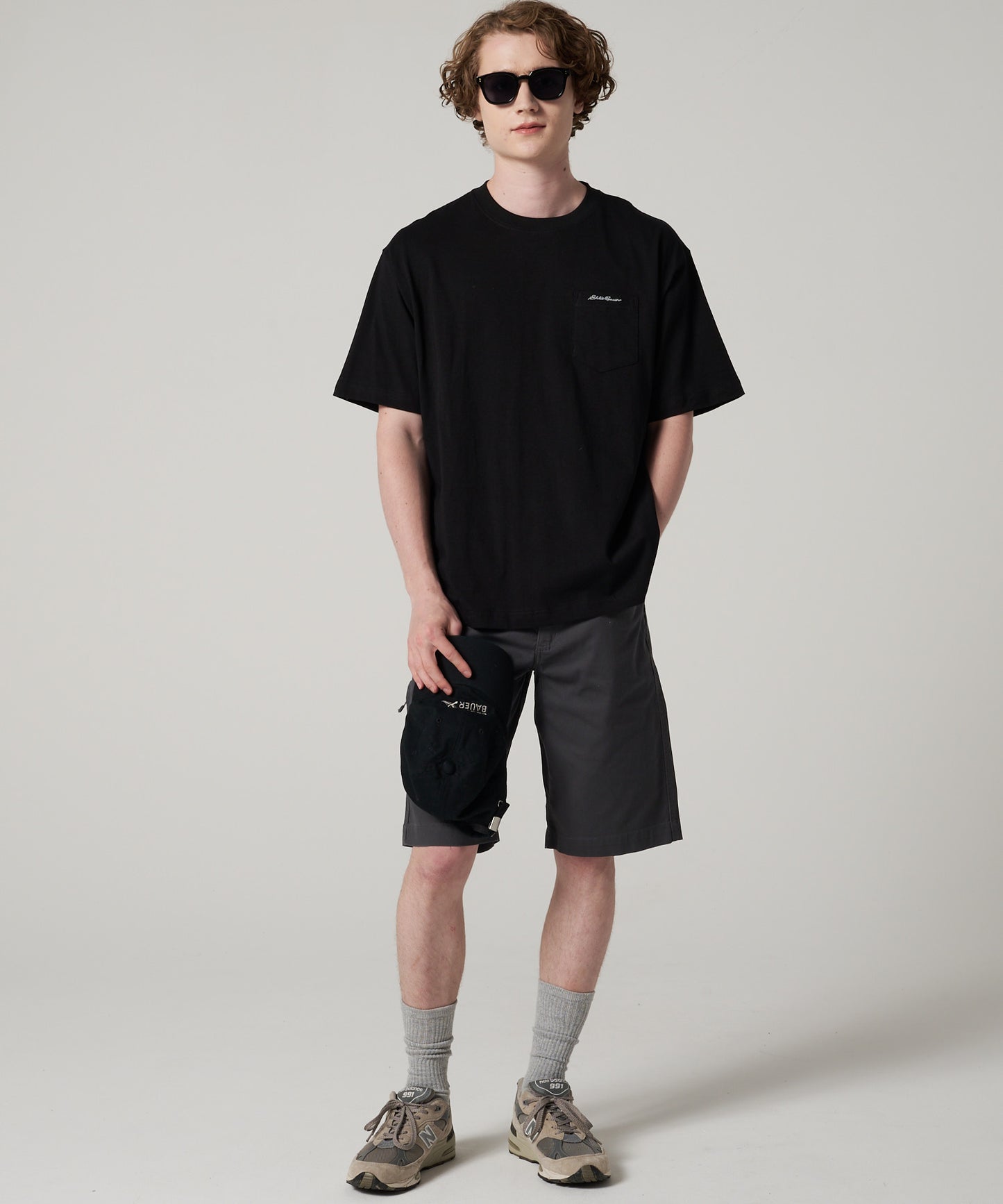 クラシック ロゴ刺繡 ポケットTシャツ/CLASSIC LOGO EMB PKT TEE