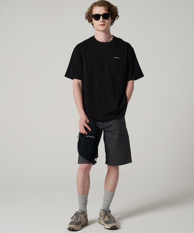 クラシック ロゴ刺繡 ポケットTシャツ/CLASSIC LOGO EMB PKT TEE