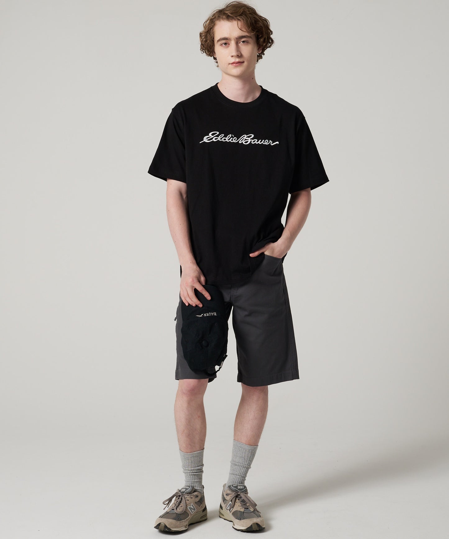 クラシック ロゴ刺繡 Tシャツ/CLASSIC LOGO EMB TEE