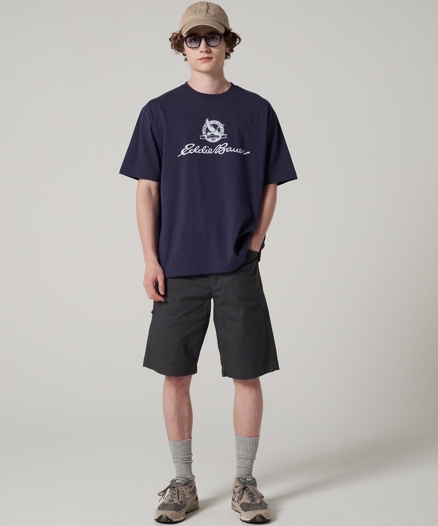 グースロゴプリント Tシャツ/GOOSE LOGO PRINT TEE