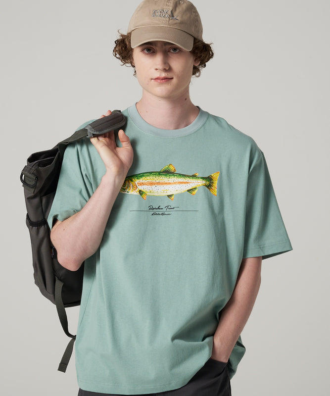 フィッシュ プリントTシャツ/FISH PRINT TEE