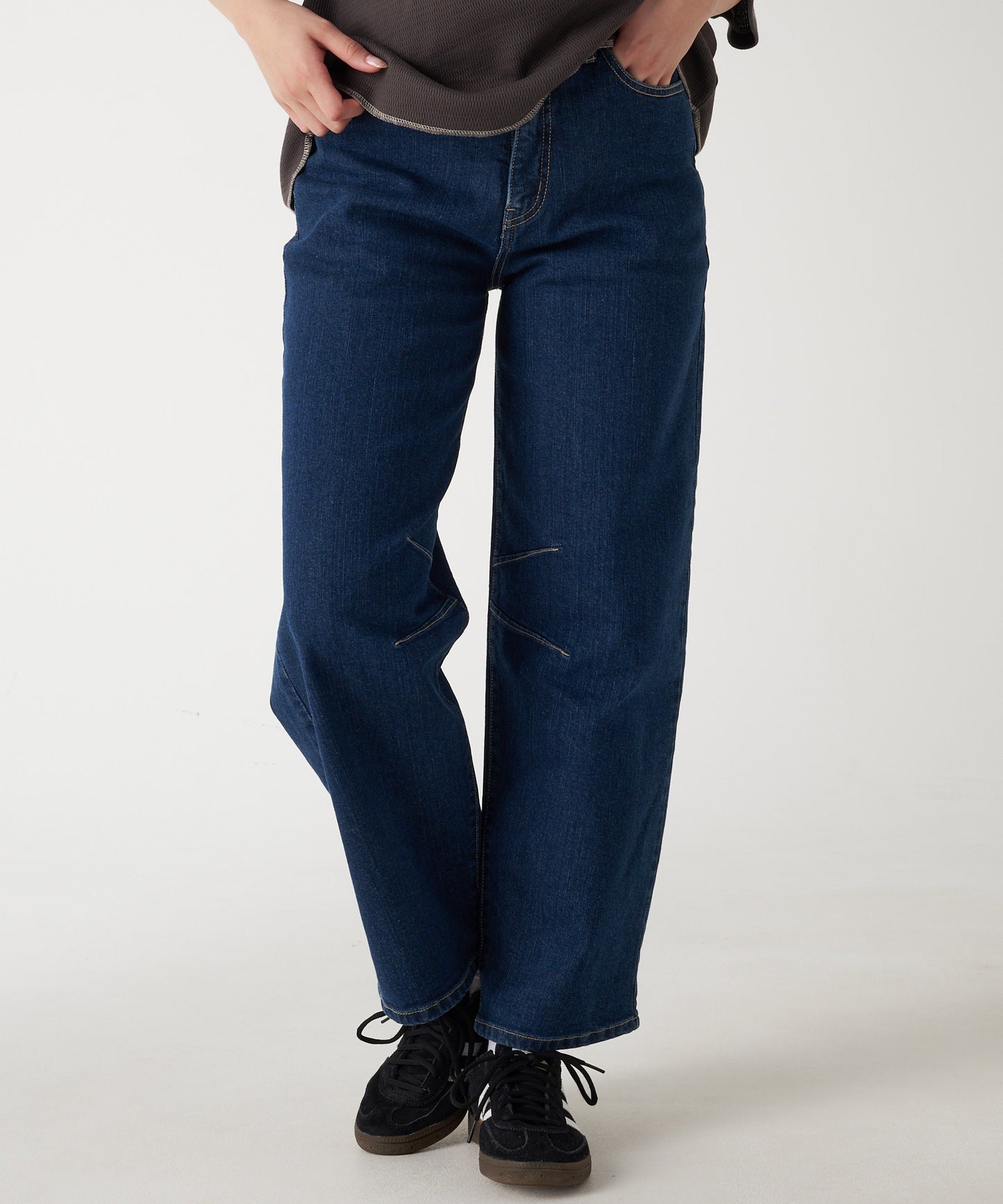 ワイドレッグス カーヴィ ジーンズ/WIDE LEGS CURVY JEANS