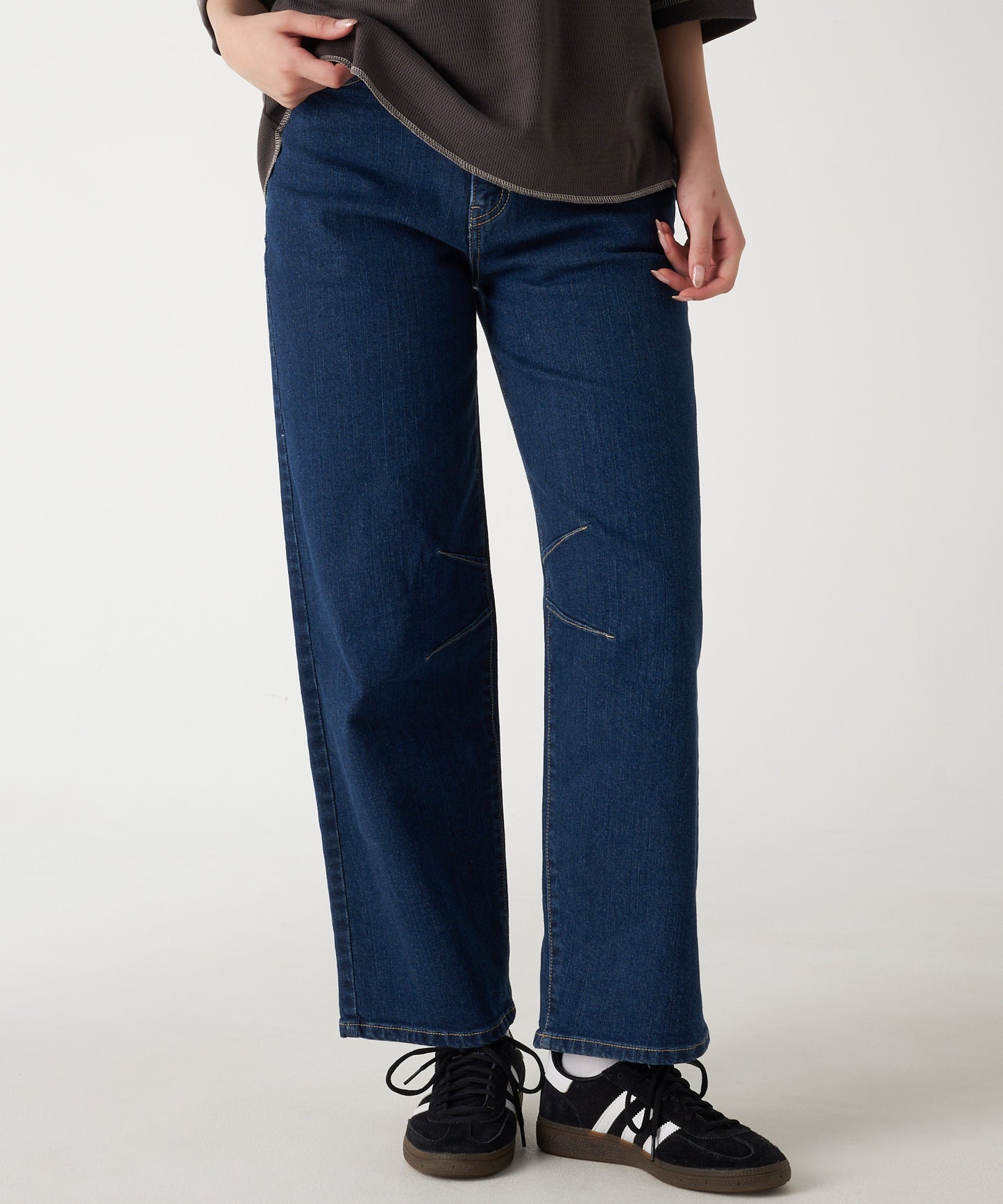 ワイドレッグス カーヴィ ジーンズ/WIDE LEGS CURVY JEANS