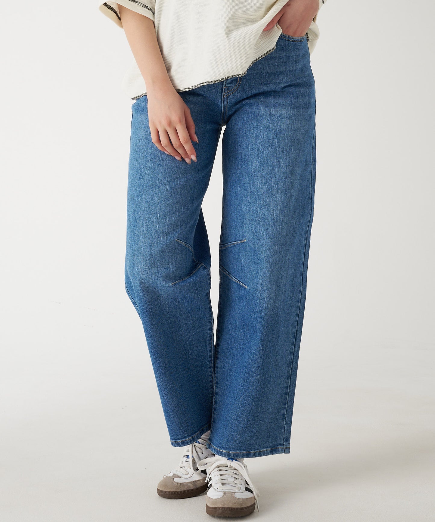 ワイドレッグス カーヴィ ジーンズ/WIDE LEGS CURVY JEANS