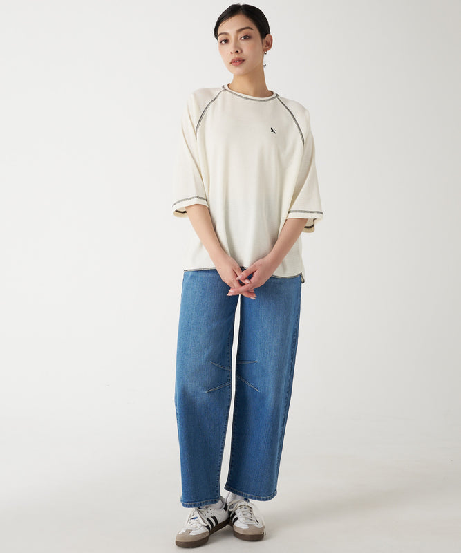 ワイドレッグス カーヴィ ジーンズ/WIDE LEGS CURVY JEANS