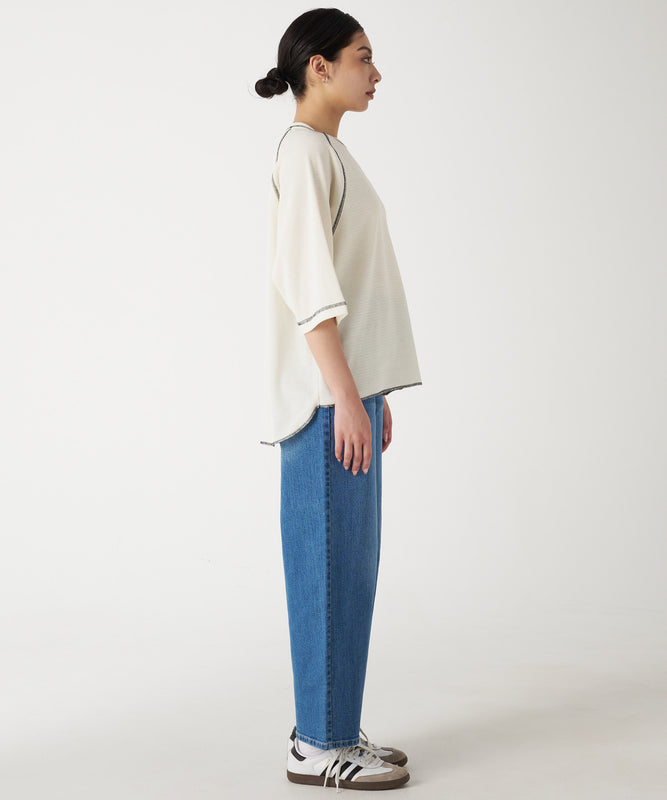 ワイドレッグス カーヴィ ジーンズ/WIDE LEGS CURVY JEANS