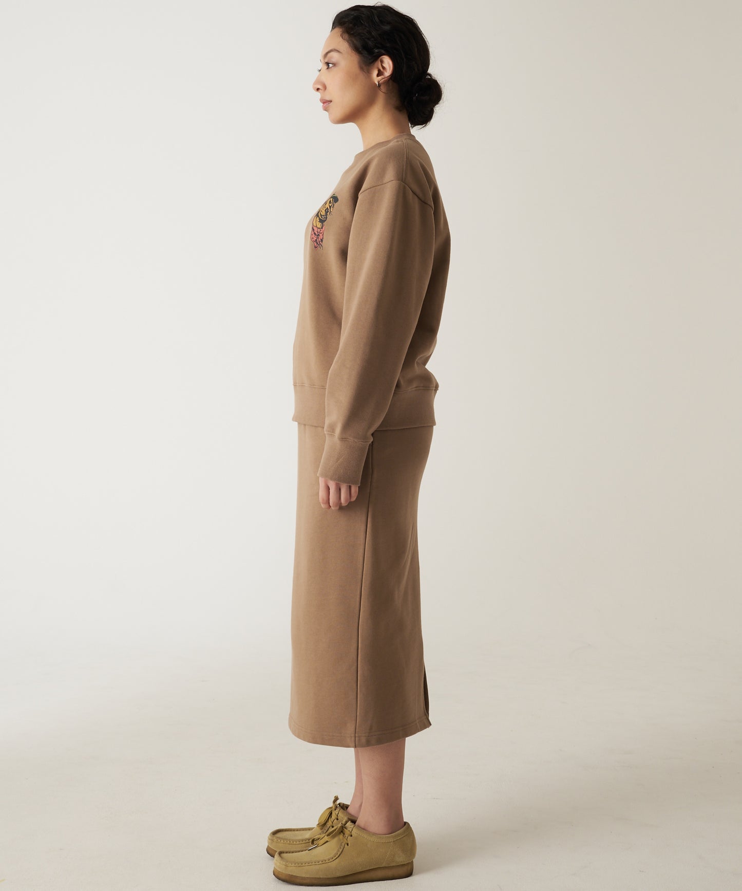 スリット スウェットスカート/SLIT SWEAT SKIRT