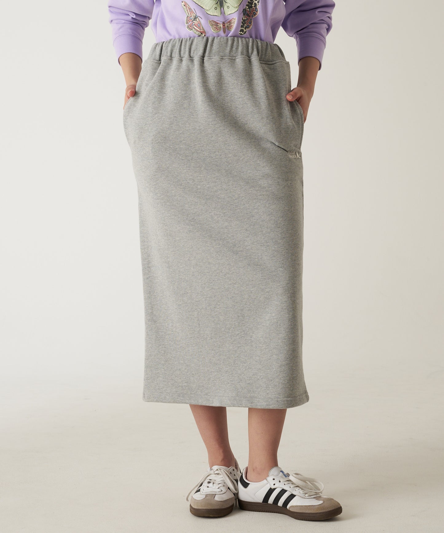 スリット スウェットスカート/SLIT SWEAT SKIRT