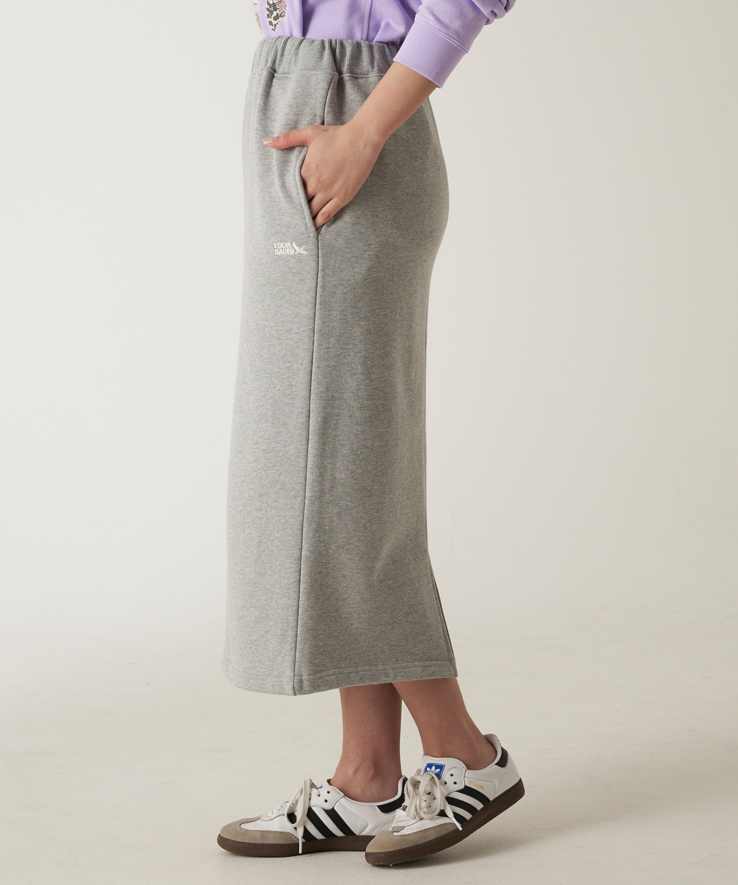 スリット スウェットスカート/SLIT SWEAT SKIRT