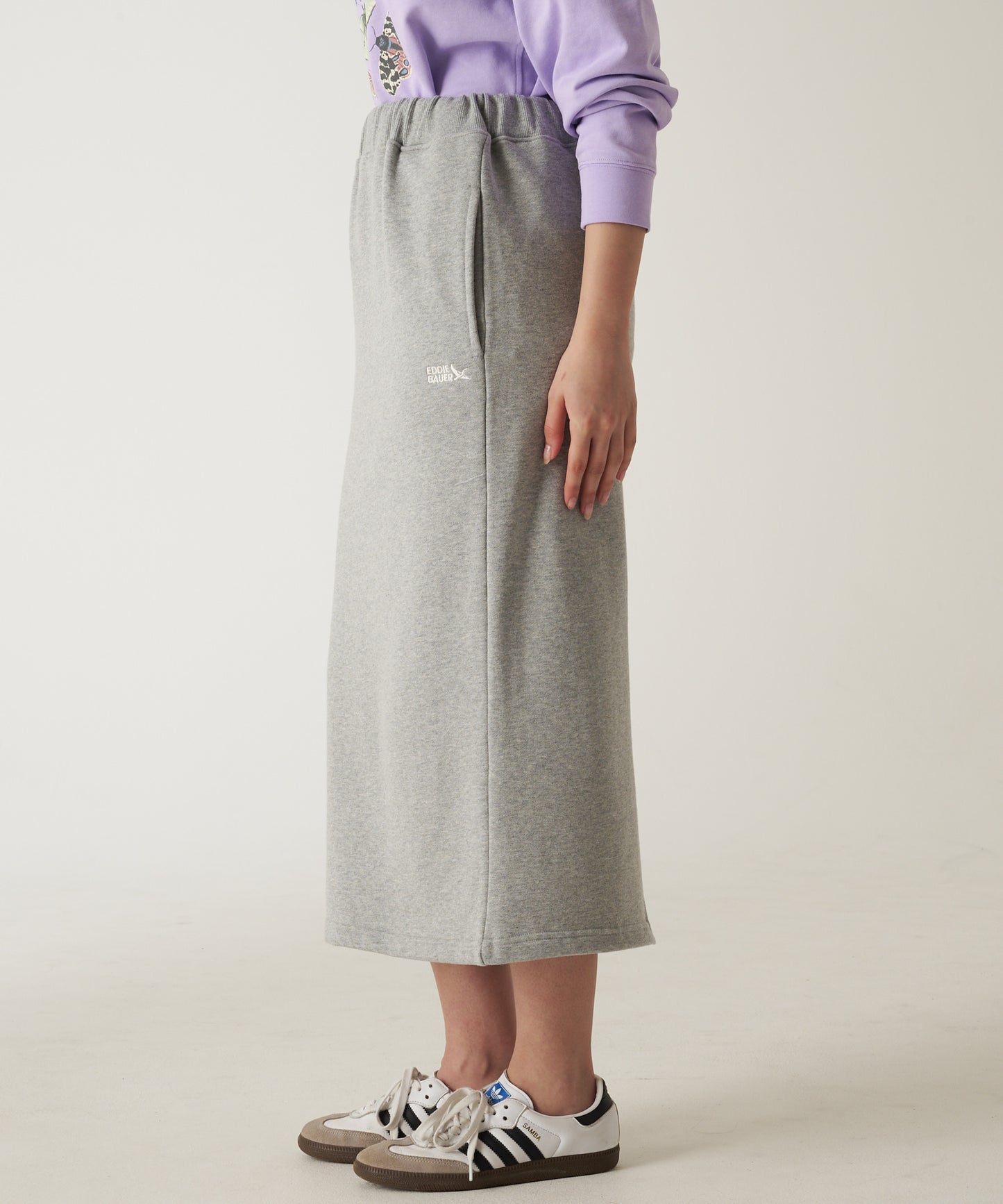 スリット スウェットスカート/SLIT SWEAT SKIRT