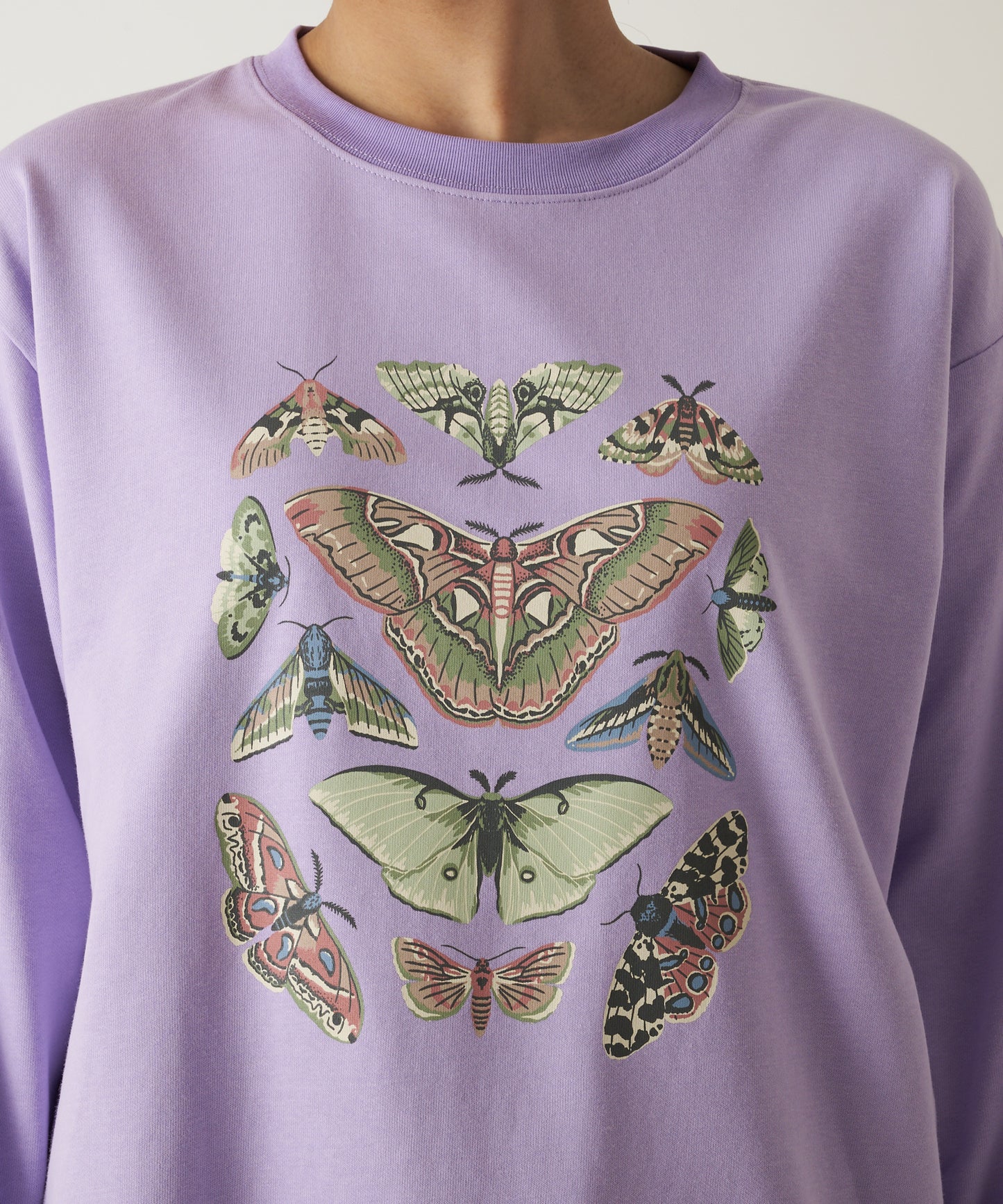 長袖 グラフィック ライトスウェット/LS GRAPHIC LT SWEAT