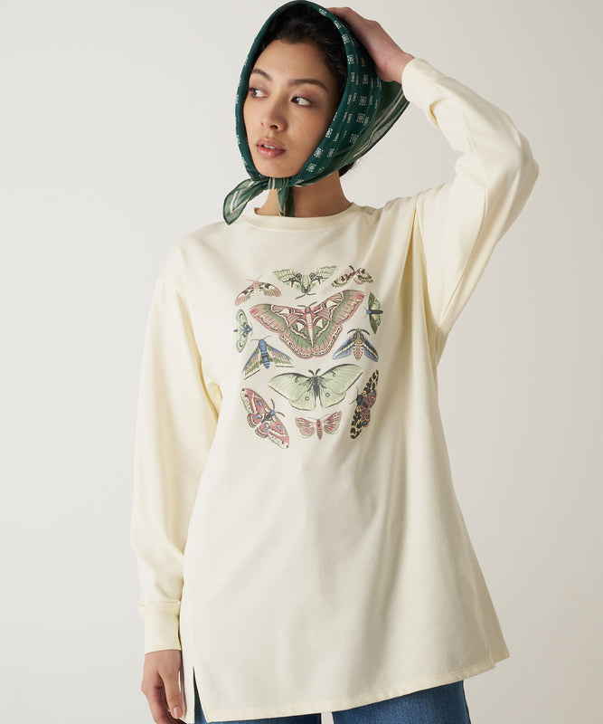 長袖 グラフィック ライトスウェット/LS GRAPHIC LT SWEAT