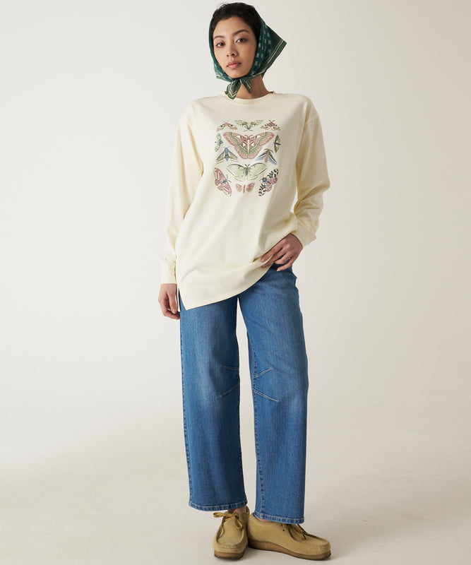 長袖 グラフィック ライトスウェット/LS GRAPHIC LT SWEAT