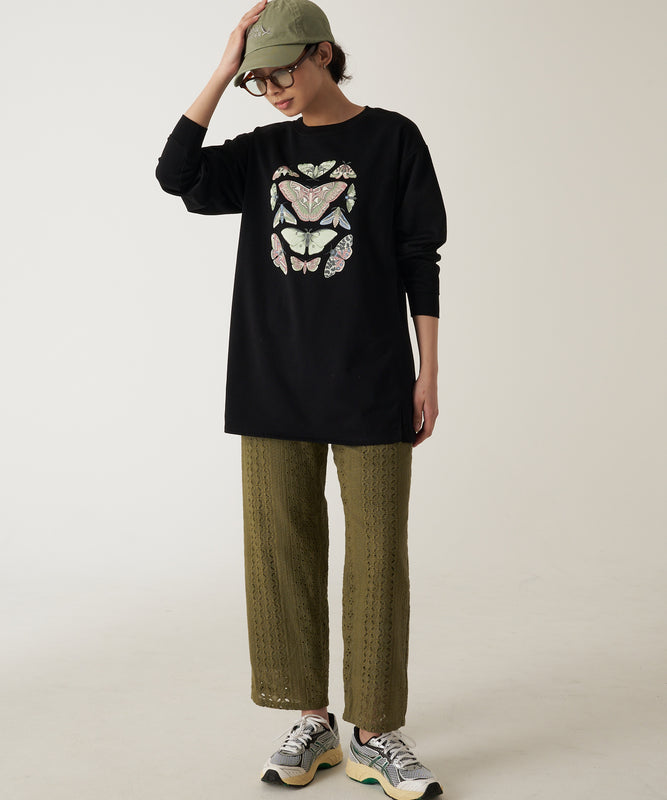 長袖 グラフィック ライトスウェット/LS GRAPHIC LT SWEAT