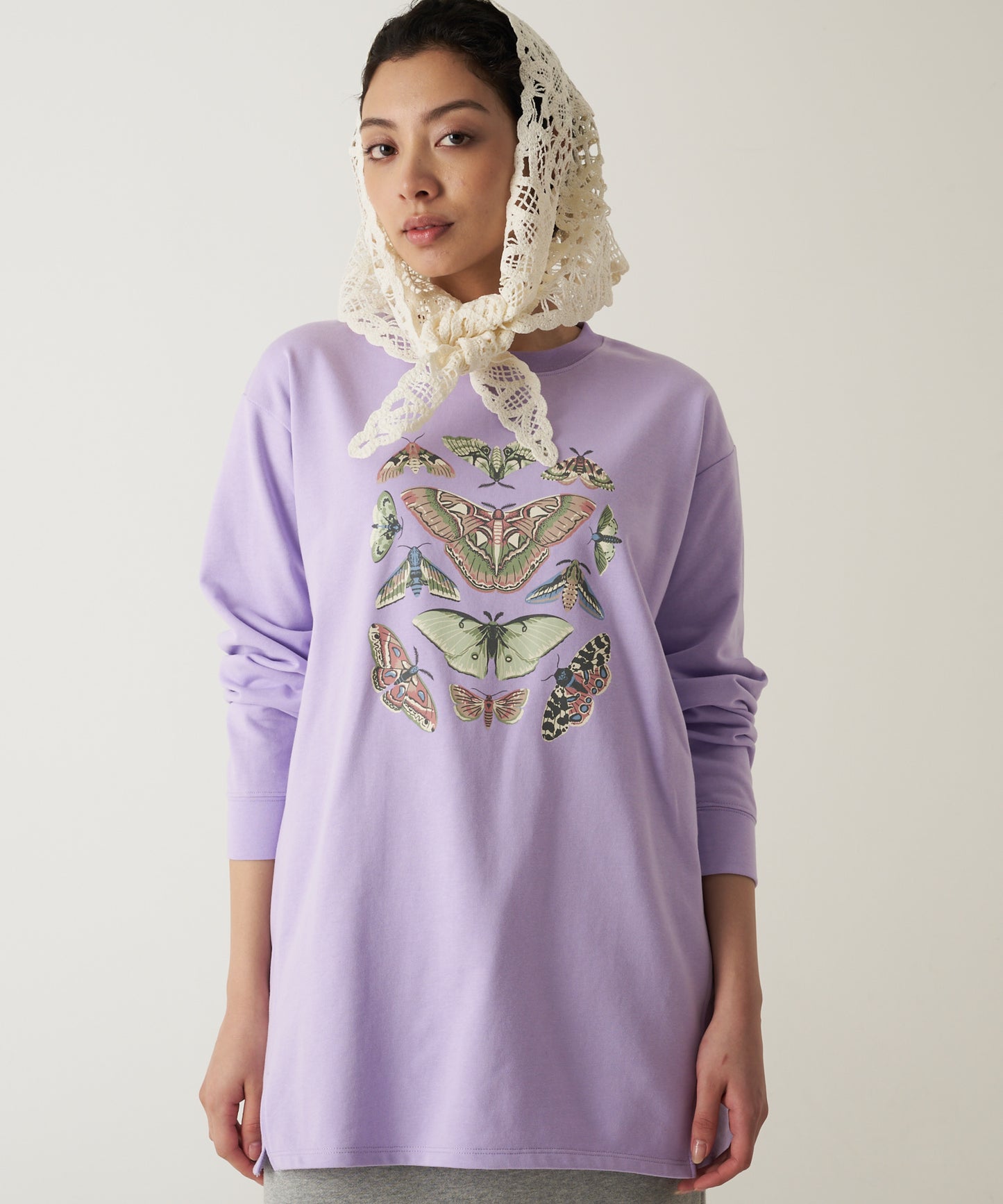 長袖 グラフィック ライトスウェット/LS GRAPHIC LT SWEAT