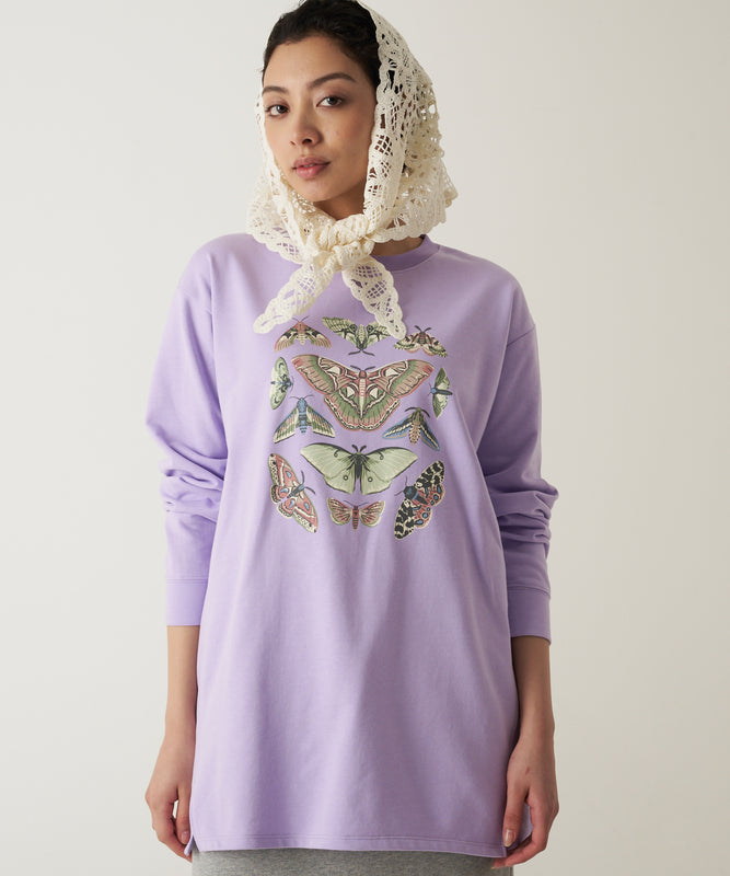 長袖 グラフィック ライトスウェット/LS GRAPHIC LT SWEAT