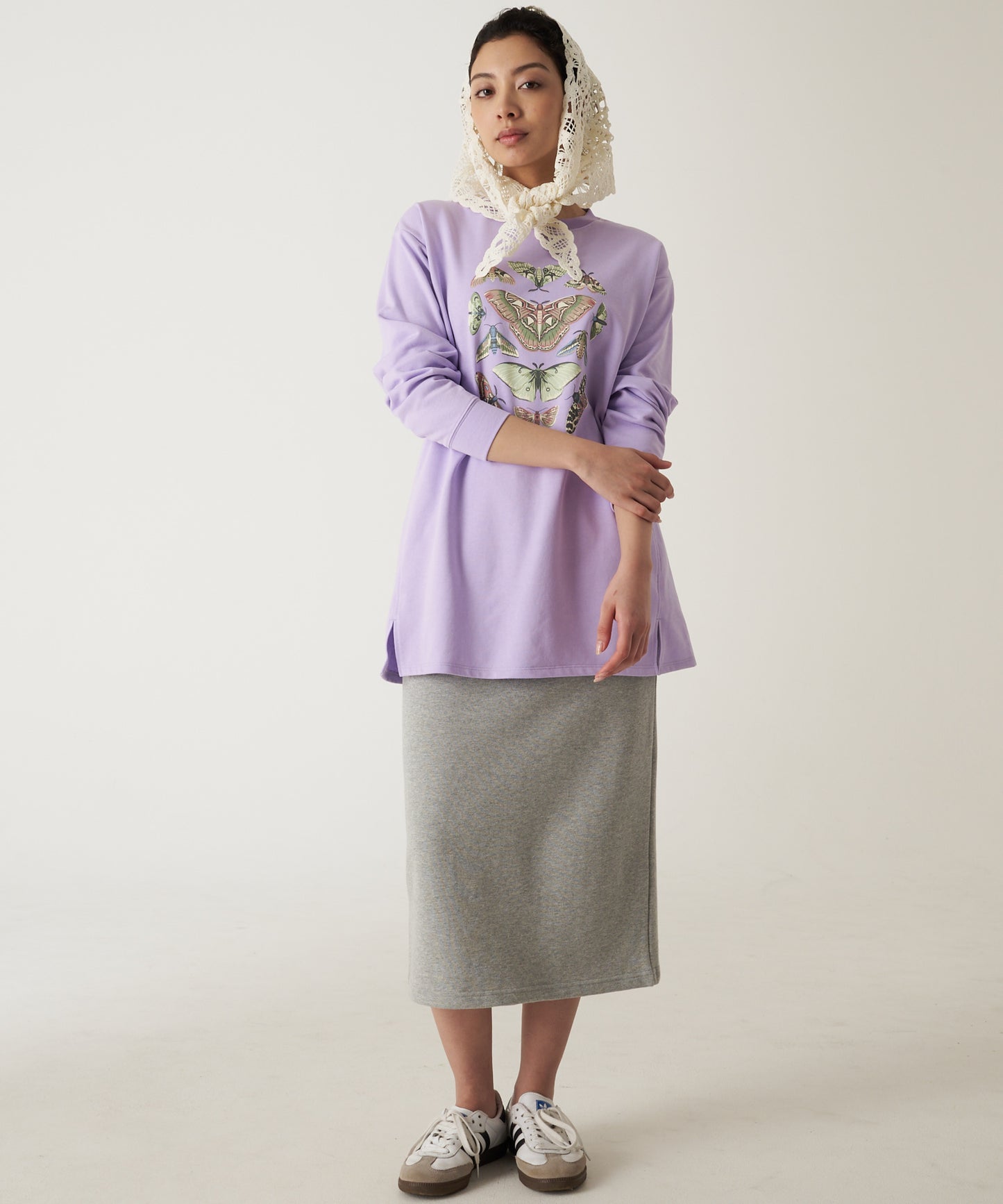 長袖 グラフィック ライトスウェット/LS GRAPHIC LT SWEAT