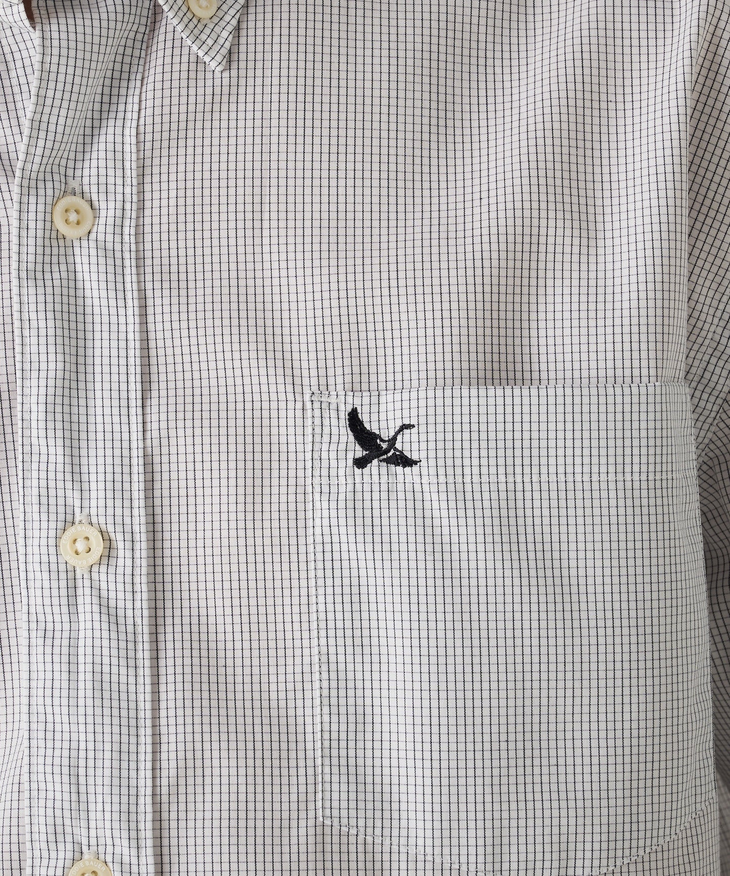 チェック ブロード 刺繍シャツ/CHECK EMB BD SHIRTS