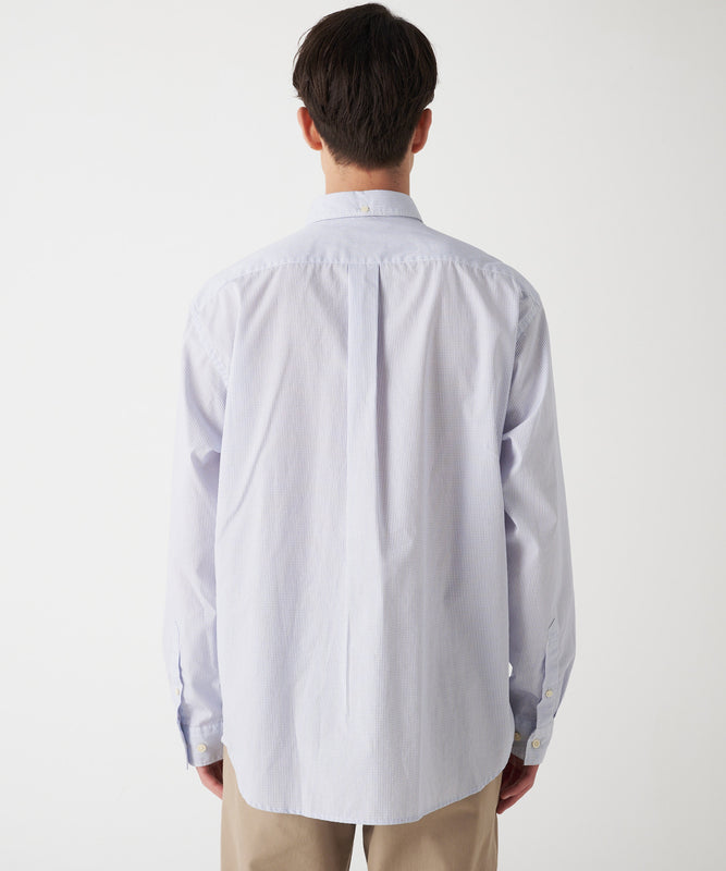 チェック ブロード 刺繍シャツ/CHECK EMB BD SHIRTS