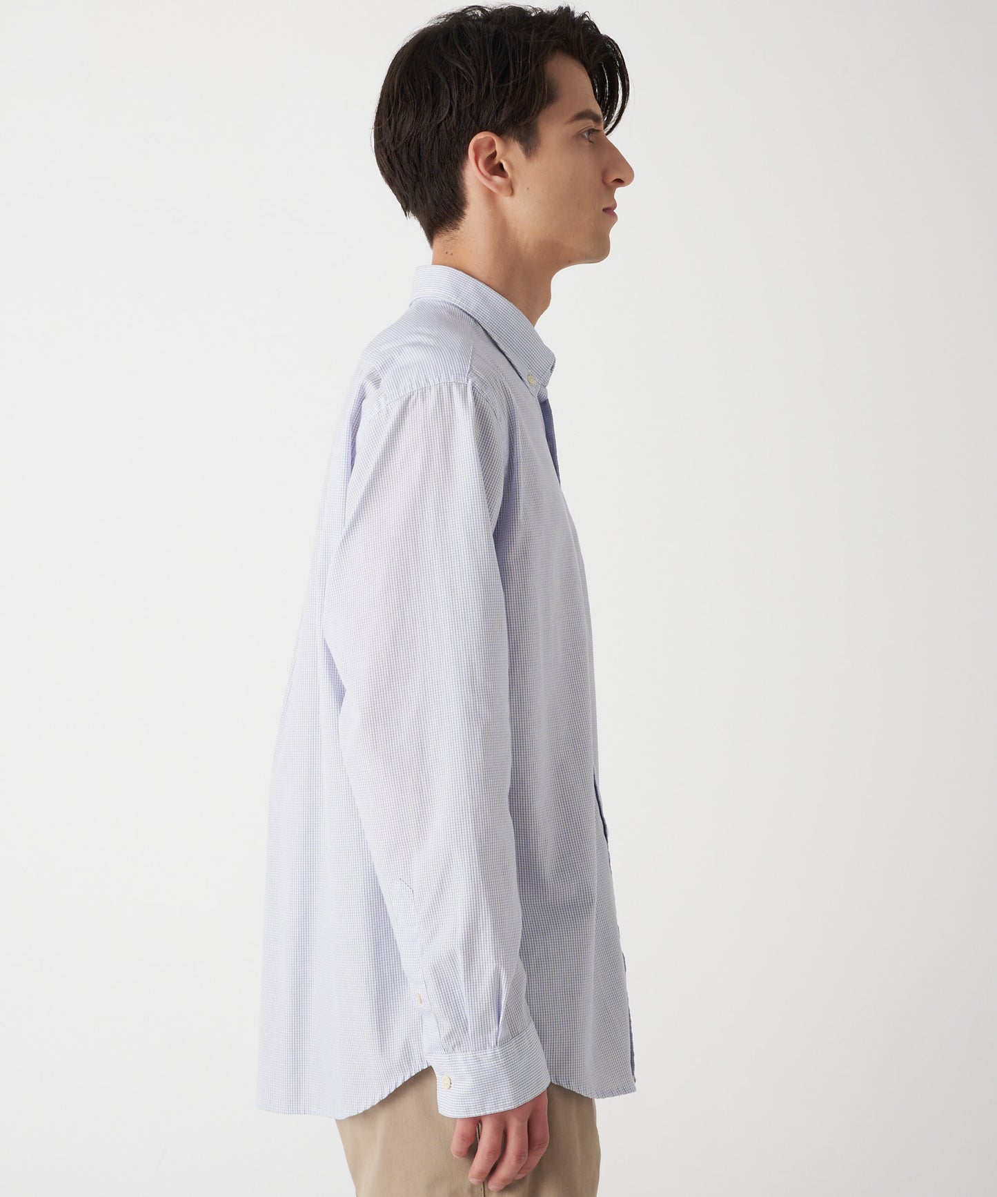 チェック ブロード 刺繍シャツ/CHECK EMB BD SHIRTS