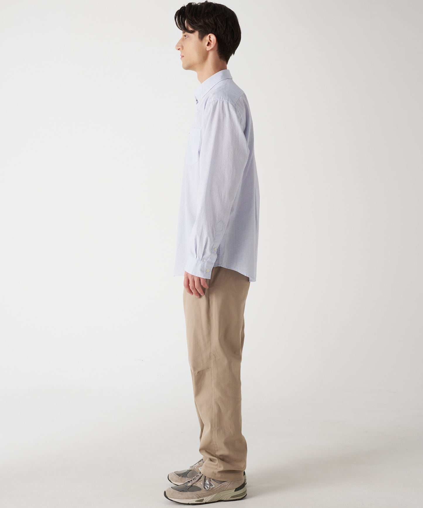 チェック ブロード 刺繍シャツ/CHECK EMB BD SHIRTS