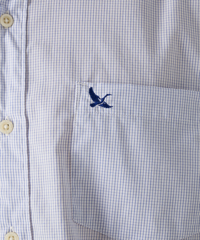 チェック ブロード 刺繍シャツ/CHECK EMB BD SHIRTS