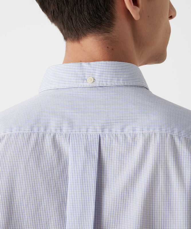 チェック ブロード 刺繍シャツ/CHECK EMB BD SHIRTS