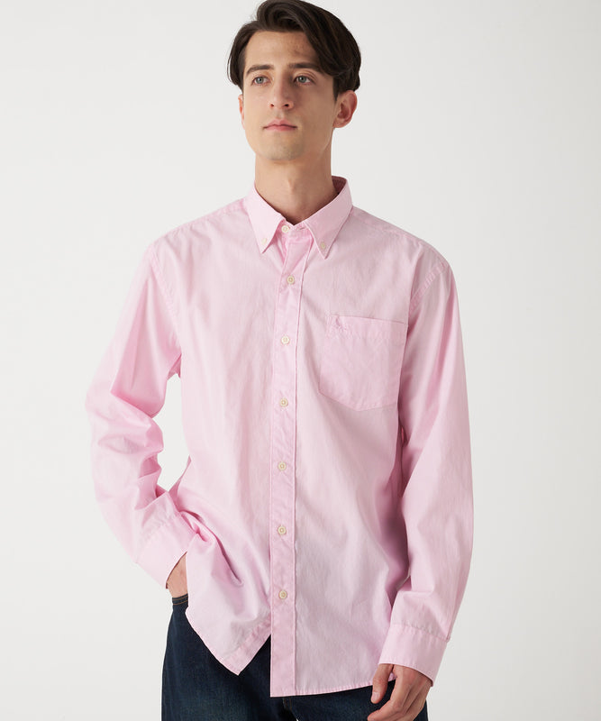 チェック ブロード 刺繍シャツ/CHECK EMB BD SHIRTS