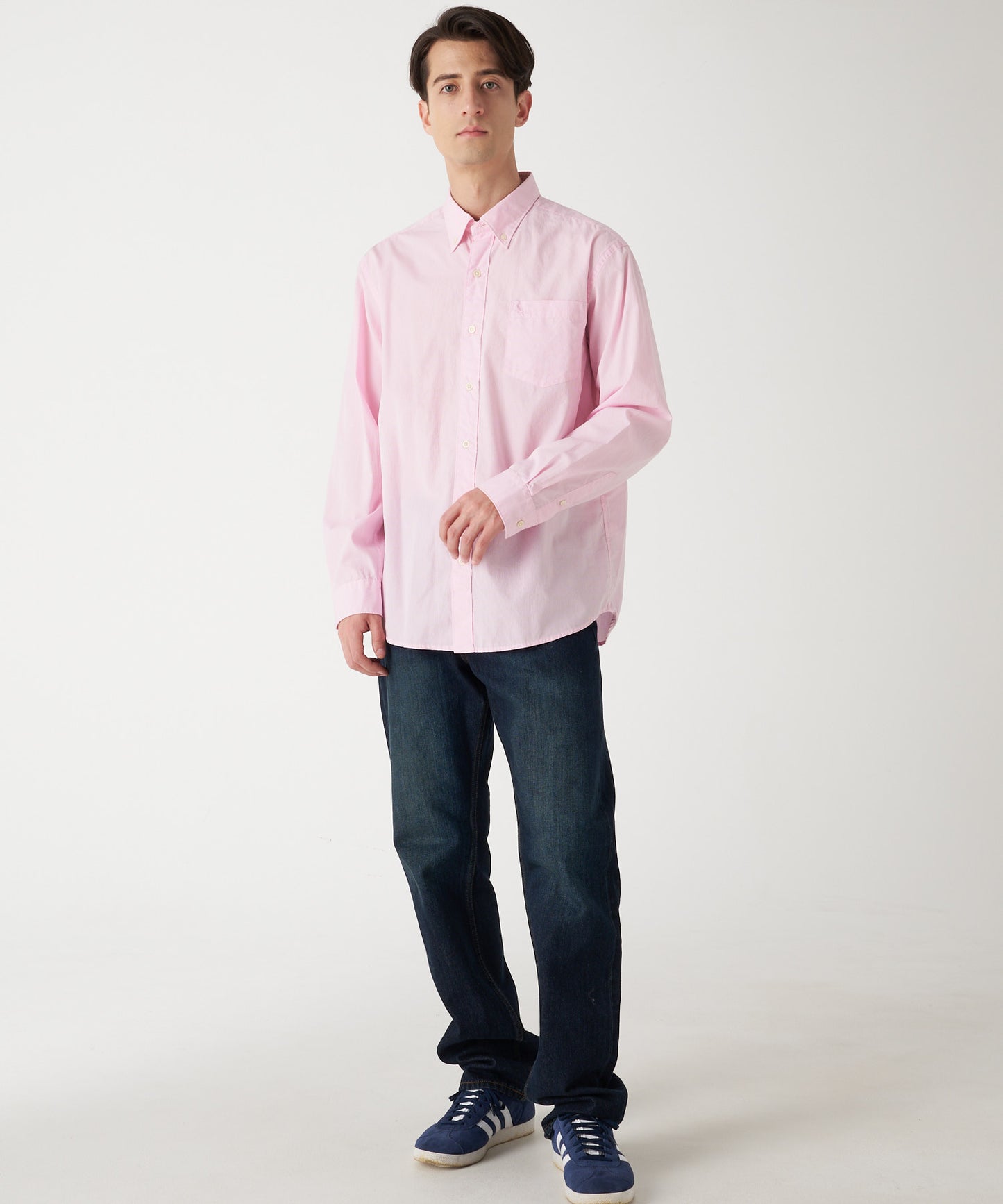 チェック ブロード 刺繍シャツ/CHECK EMB BD SHIRTS