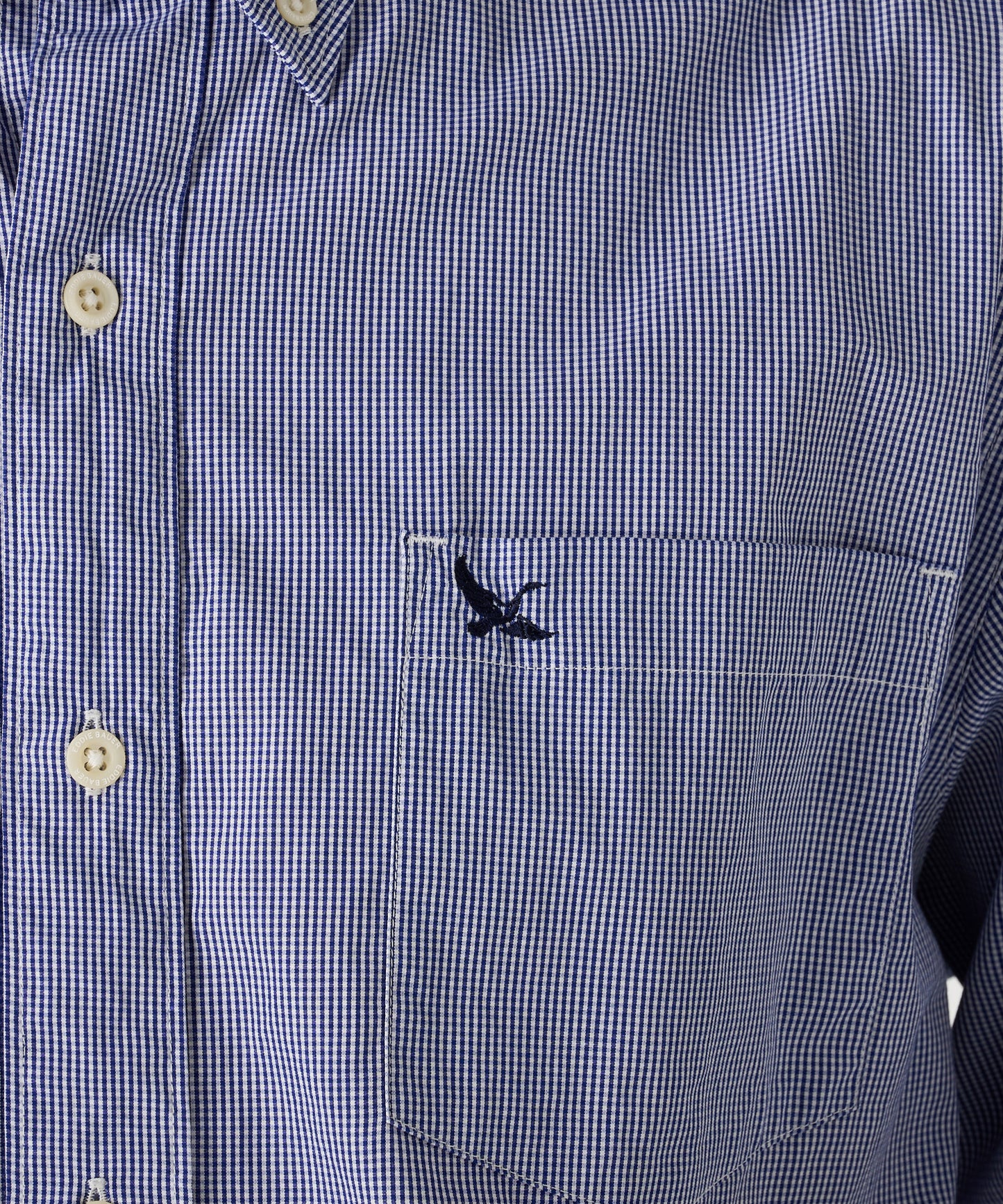 チェック ブロード 刺繍シャツ/CHECK EMB BD SHIRTS