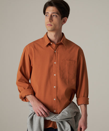 パックイットテック シアサッカー長袖シャツ/LS PACK IT TECH SEERSUCKER