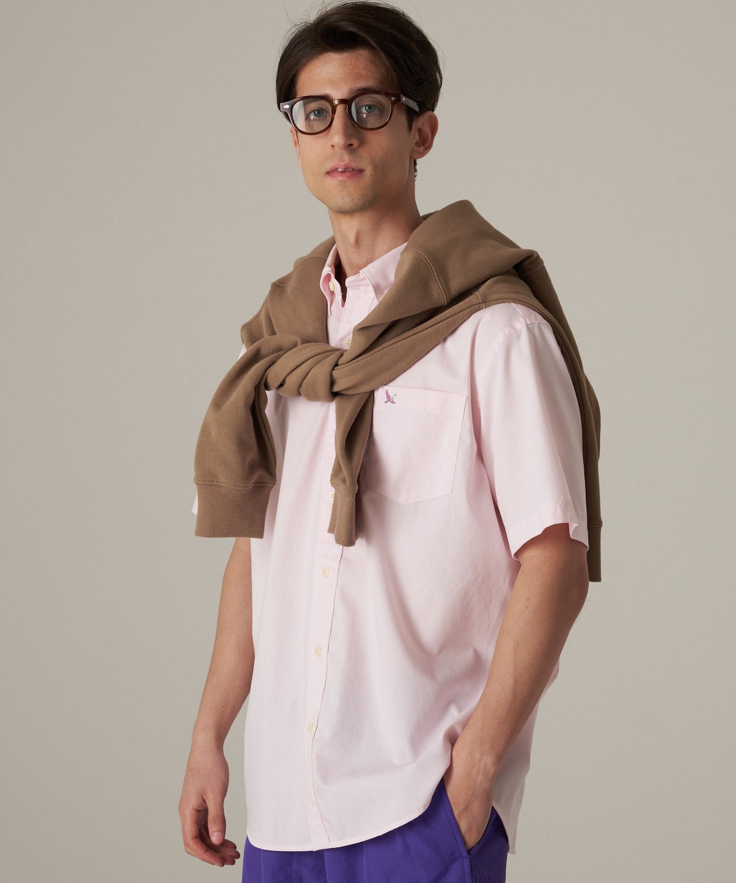 オックスフォード ボタンダウン 半袖シャツ/OXFORD SS BD SHIRT