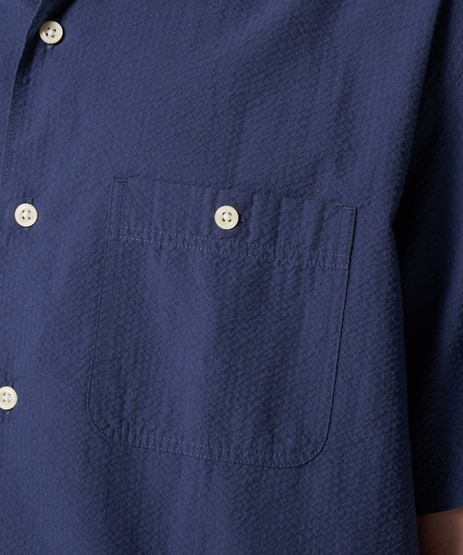 シアサッカー 半袖シャツ/SEERSUCKER S/S SHIRT