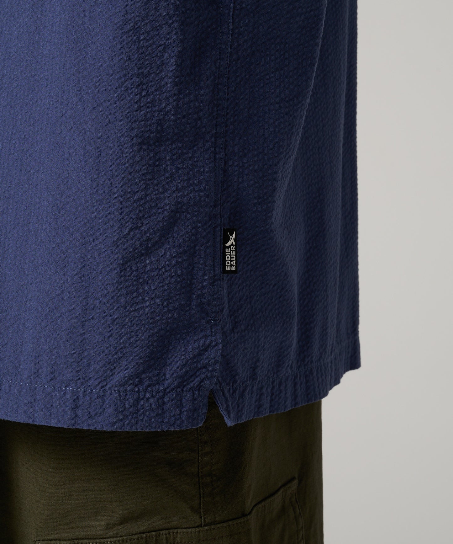 シアサッカー 半袖シャツ/SEERSUCKER S/S SHIRT