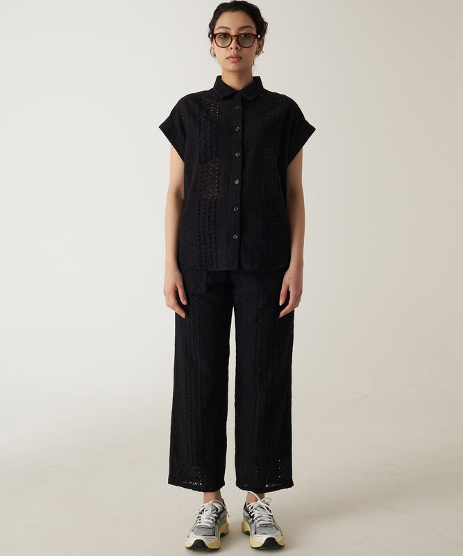 シーサイドレース 半袖シャツ/SEASIDE LACE SS SHIRT