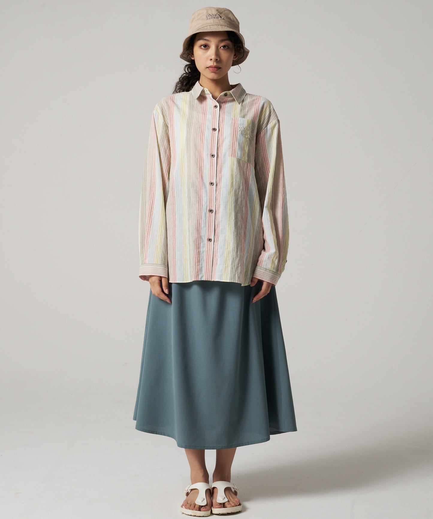 EBロゴ ストライプシャツ/EB LOGO STRIPE SHIRT