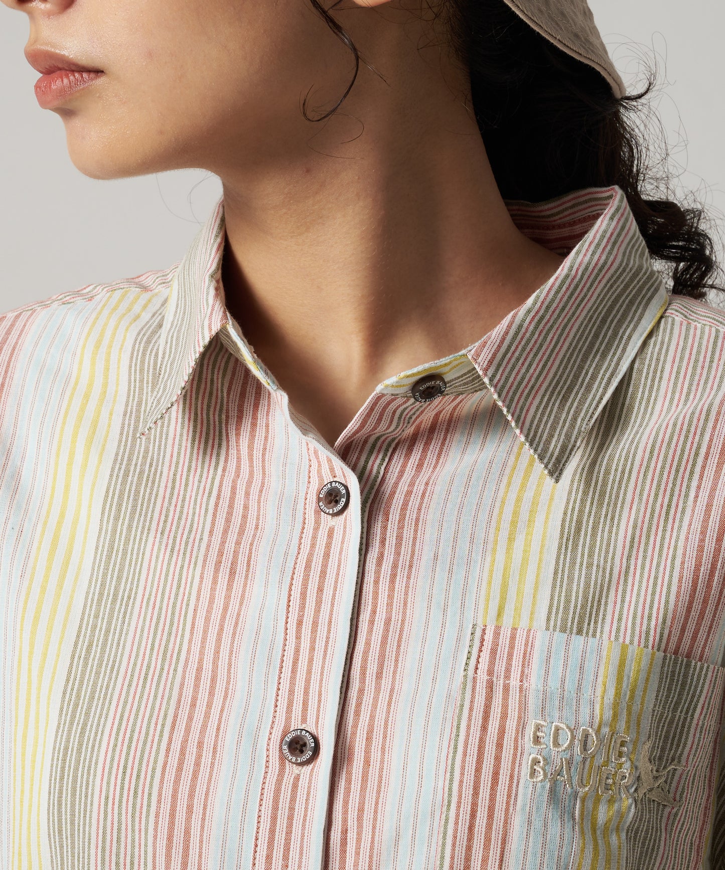 EBロゴ ストライプシャツ/EB LOGO STRIPE SHIRT