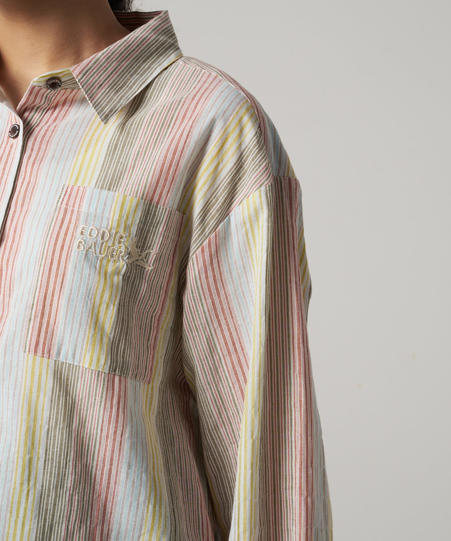 EBロゴ ストライプシャツ/EB LOGO STRIPE SHIRT