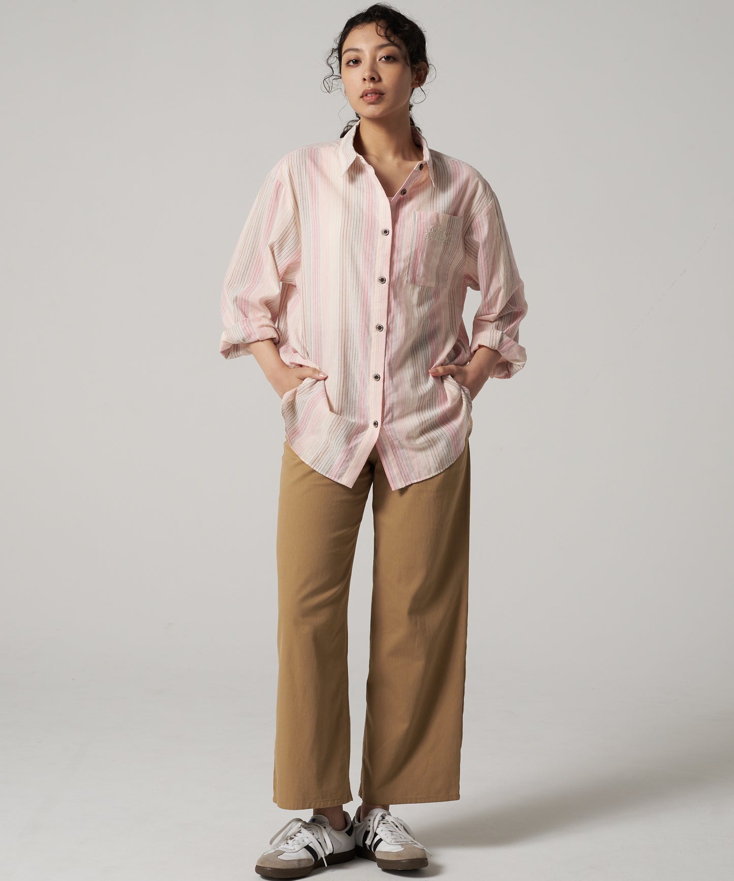 EBロゴ ストライプシャツ/EB LOGO STRIPE SHIRT
