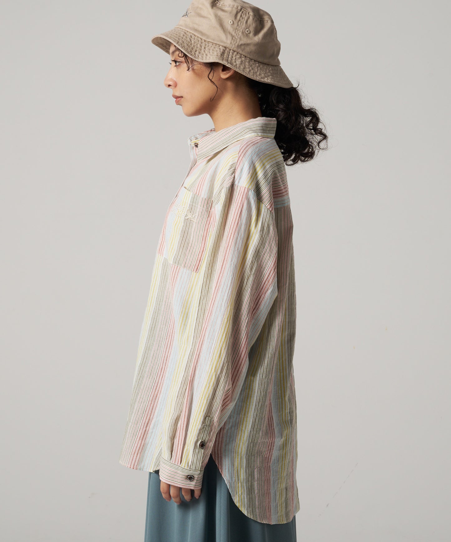 EBロゴ ストライプシャツ/EB LOGO STRIPE SHIRT