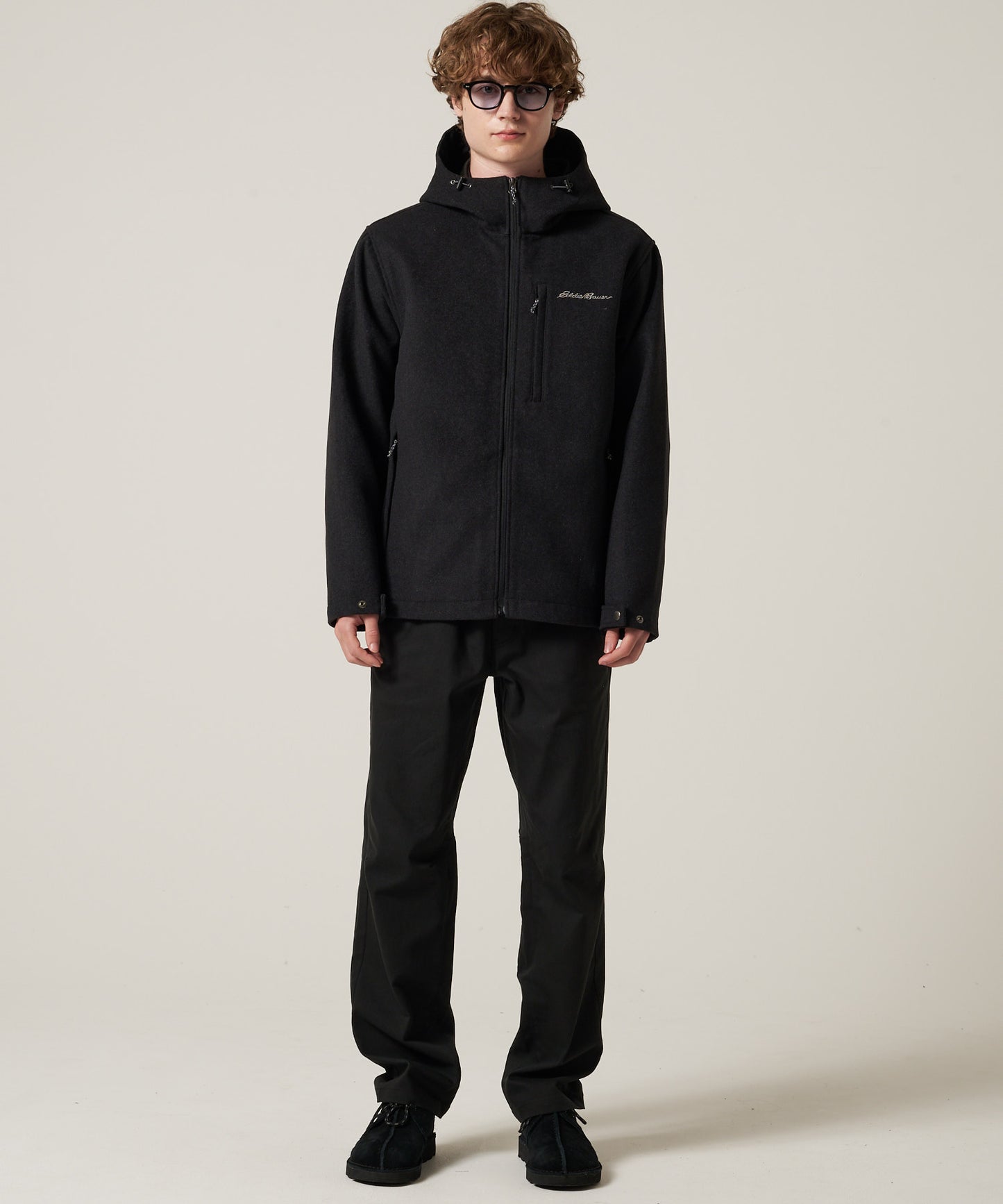 【予約】ボンディング ウール ジップフーディ/BONDING WOOL ZIP HOODIE