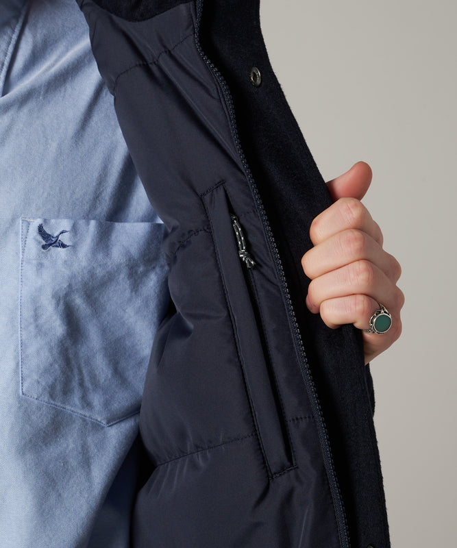 【1,000P対象】 【予約】ウール メインステイ インサレーテッド トレンチ/WOOL MAINSTAY INSULATED TRENCH