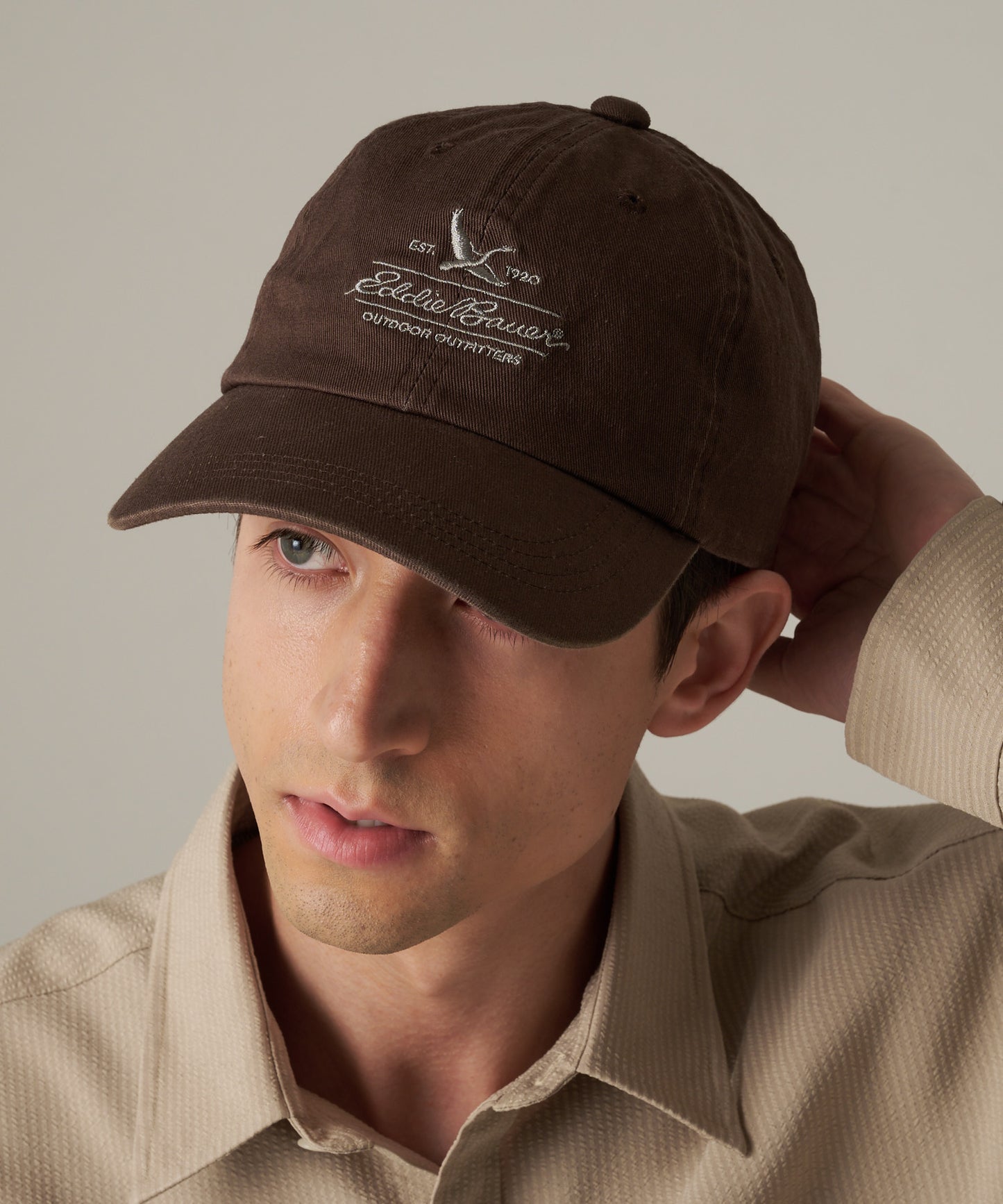 コットンツイル ロゴキャップ/COTTON TWILL LOGO CAP